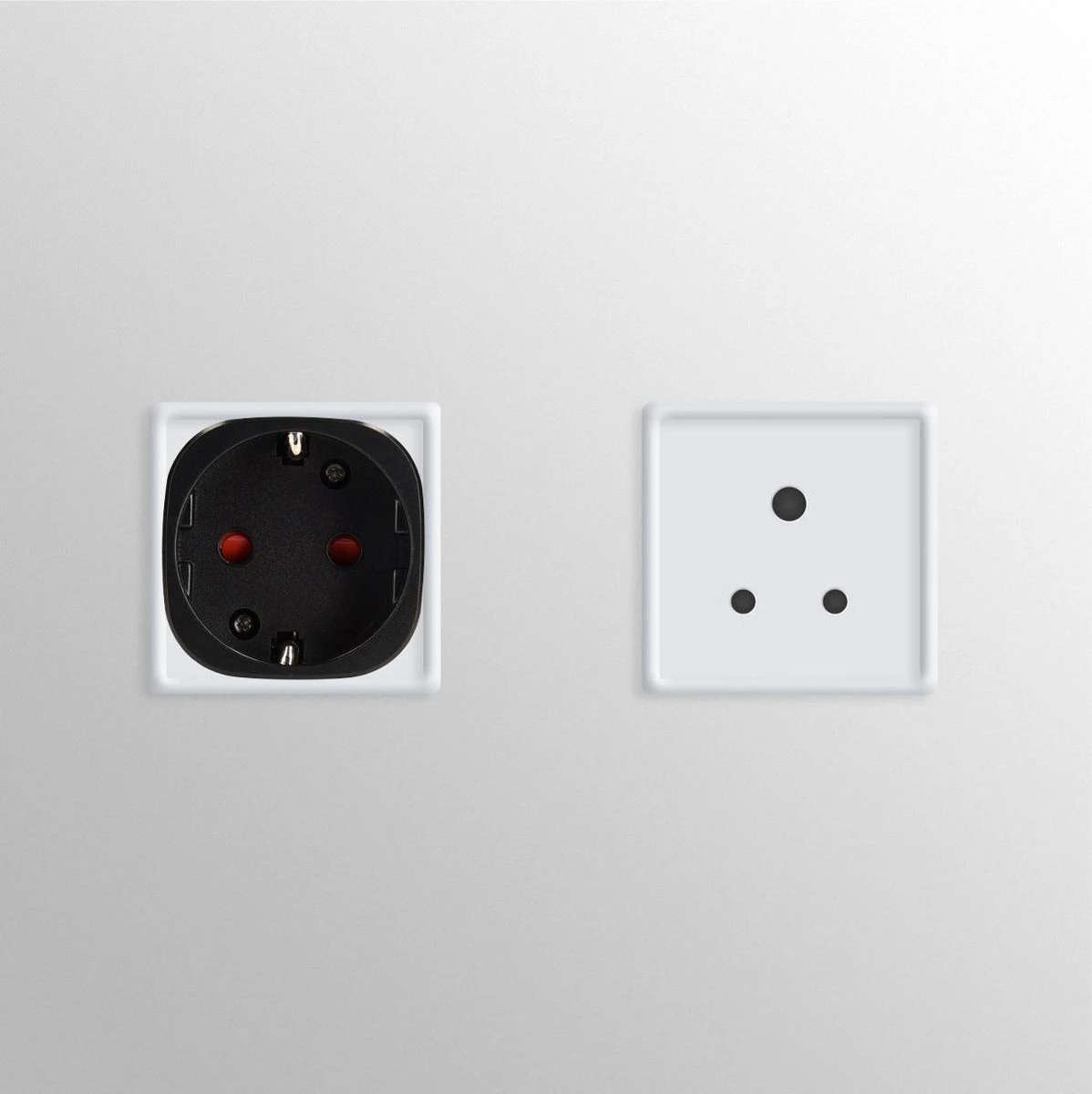 Kwmobile Set Van 2 Reisstekkers - Type D Wereldstekker - Voor Het Opladen Van Je Telefoon En Reisaccessoires - In Bijv. India, Nepal En Sri Lanka - Zwart 7 Kwmobile Set Van 2 Reisstekkers - Type D Wereldstekker - Voor Het Opladen Van Je Telefoon En Reisaccessoires - In Bijv. India, Nepal En Sri Lanka - Zwart - Afbeelding 5