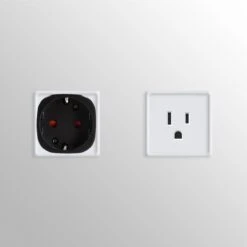 Kwmobile 2x Reisstekker Type B - Ideaal Voor Reizen In Amerika, Canada En Thailand - Voor Stopcontacten Type B - Zwart -Voyago Winkel 1198x1200 26