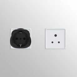 Kwmobile 2x Reisstekker Type M - Ideaal Voor Reizen In Zuid-Afrika, India En Nepal - Vakantiestekker In Zwart -Voyago Winkel 1198x1200 29