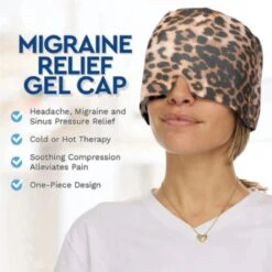 Migraine Masker - Warmte En Koude Therapie - Verlichting Van Migraine En Hoofdpijn - Migraine Muts - Oogmasker - Relax Masker -Voyago Winkel 1198x1200 49