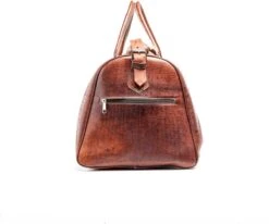 Leren Weekendtas Cognac - Reistas - Weekender - Duffle Bag - Studs & Stones -Voyago Winkel 1200x1000 3