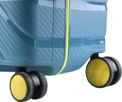 CarryOn Steward Kofferset - 2-delige TSA Trolleyset Met Kliksloten - Dubbele Wielen - Blauw -Voyago Winkel 1200x1005 4