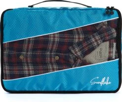 Sunflake Packing Cubes Set - 3 Stuks - Geschikt Voor Handbagage, Backpack & Koffer - Blauw -Voyago Winkel 1200x1010 11
