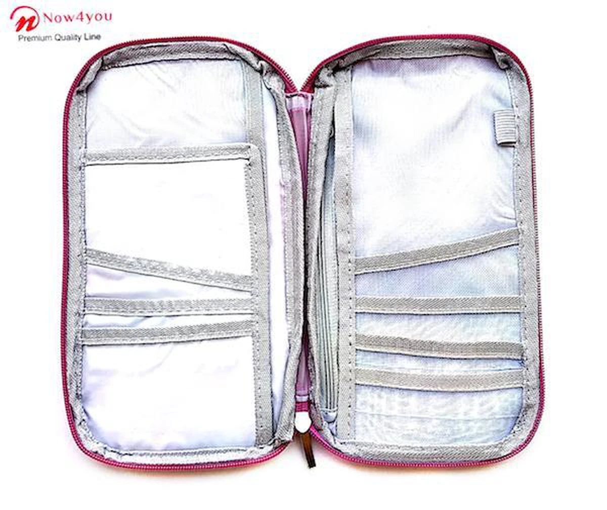 Travel Organizer - Reis Portemonnee – Paspoorthoesje- Roze 8 Travel Organizer - Reis Portemonnee – Paspoorthoesje- Roze - Afbeelding 6