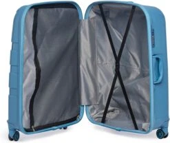 ©TROLLEYZ - Paris No.5 - Reiskoffer - 78cm Met TSA Slot - Dubbele Wielen - 360° Spinners - 100% Polypropyleen - Reiskoffer In Ice Blue -Voyago Winkel 1200x1011 4