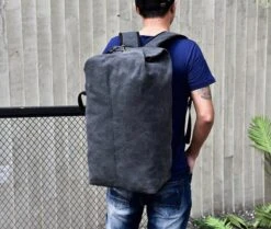 MIRO Luxe Backpack - Rugzak - Grote Capaciteit - Met Zip - 50 Liter - Zwart -Voyago Winkel 1200x1017 10