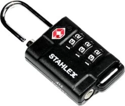 Stahlex Koffercijferslot Met TSA - 3-Cijferig - Zwart -Voyago Winkel 1200x1019 10