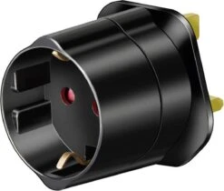 Brennenstuhl Reisstekker/reisadapter (reisstekkeradapter Voor: Engeland Stopcontact En Eurostekker) Kleur: Zwart -Voyago Winkel 1200x1021 2