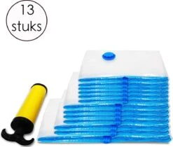 Vacuüm Opbergzakken - 13 Stuks Met Turbo Ventiel - Hoogwaardig, Ruimtebesparend En Herbruikbaar - Vacuümzak - 4 Handige Maten - Inclusief XL Zakken En Vacuüm Pomp -Voyago Winkel 1200x1021 4