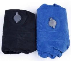 Framehack Zacht Opblaasbaar Reiskussen - Inclusief Slaapmasker, Oordopjes En Opbergzakje - Zwart -Voyago Winkel 1200x1037 3