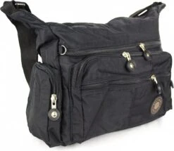 Starbag Reistas/ Schoudertas Crinkle-nylon Unisex Zwart -(1206-6) -Voyago Winkel 1200x1044