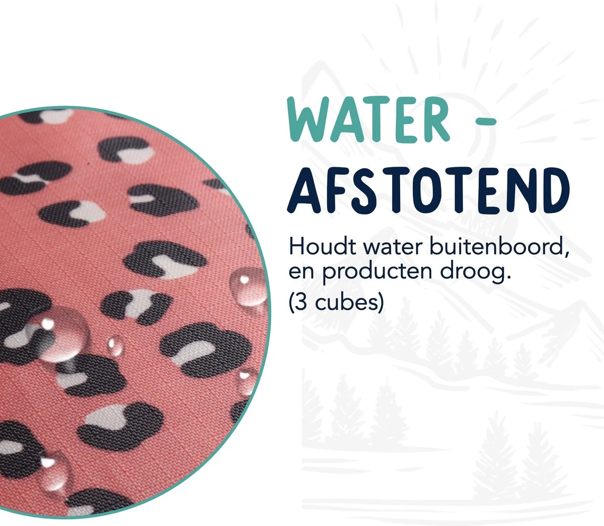 Packing Cubes Set 6-delig - Travel Bag - Kleding Organiser Set - Opbergzakken - Inpak Kubussen - Backpack Cubes - Reizen - Pattern - Pink Tijgerprint - Roze 7 Packing Cubes Set 6-delig - Travel Bag - Kleding Organiser Set - Opbergzakken - Inpak Kubussen - Backpack Cubes - Reizen - Pattern - Pink Tijgerprint - Roze - Afbeelding 5