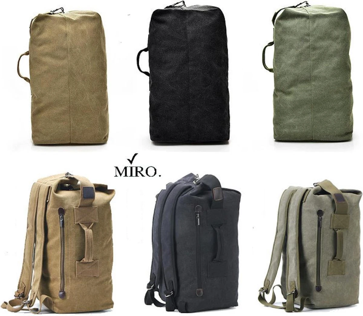 MIRO Luxe Backpack Rugzak Grote Capaciteit Met Zip 50 Liter 7 MIRO Luxe Backpack Rugzak Grote Capaciteit Met Zip 50 Liter - Afbeelding 5