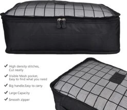 IBright 7 Delige Packing Cubes Set - Luxe Koffer Organizer - Voor Koffers, Tassen En Backpack - Zwart -Voyago Winkel 1200x1046 18