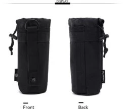 Merkloos Zwart Protector Plus Unisex Duurzame Nylon Kettle Bag Voor 550ML Drink Wandelen, Survival, Air-soft, Paintball | Beschermhoes Waterfles/drinkfles | X000KQ1011 -Voyago Winkel 1200x1048 8