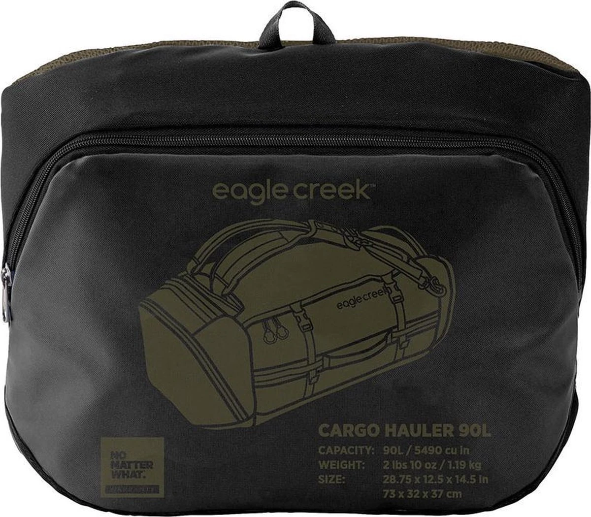 Eagle Creek Cargo Hauler Duffelbag - Reistas - 90L - Zwart 7 Eagle Creek Cargo Hauler Duffelbag - Reistas - 90L - Zwart - Afbeelding 5