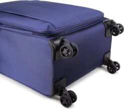 Decent D-Upright Handbagage Koffer - 55 Cm - TSA Slot - Donkerblauw -Voyago Winkel 1200x1054 1