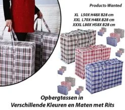 10-Stuks XXL Verhuistassen En Reistassen In Verschillende Kleuren Met Rits -Voyago Winkel 1200x1055 1