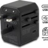 MTM Universele Reisstekker Met USB-C En 4 USB Poorten - Internationale Reisstekker Voor 150+ Landen - Zwart -Voyago Winkel 1200x1058 2