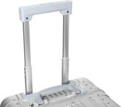 Aluminium Handbagage Koffer Mozzel Darrow - Reiskoffer Met Wielen - 51cm - Harde Koffer - Zilver -Voyago Winkel 1200x1059 1