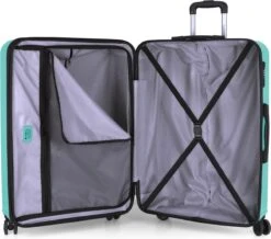 Gabol Harde Koffer / Trolley / Reiskoffer - Open - 77 Cm (XL) - Blauw -Voyago Winkel 1200x1059