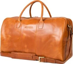 NEGOTIA Delta - Leren Weekendtas - Leren Reistas - Duffel Bag - 100% Luxe Top-Grain Leer - Bruin 19 NEGOTIA Delta - Leren Weekendtas - Leren Reistas - Duffel Bag - 100% Luxe Top-Grain Leer - Bruin -Voyago Winkel 1200x1062 3