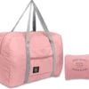 Merkloos Duffelbag - Reistas - Sporttas - Opvouwbare Reistas - Weekendtas - Strandtas - Roze -Voyago Winkel 1200x1064 2