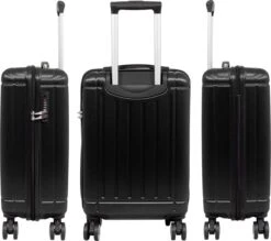Travelsuitcase - Parma- Ruimbagage Reiskoffer - Polycarbonaat- Zwart - Hoogglans - Maat L / 93 Liter -Voyago Winkel 1200x1065 3