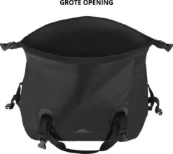 Dutch Mountains Reistas 40ltr – Waterdichte Duffelbag – Sporttas – Travelbag - Roll-top Sluiting – Zwart -Voyago Winkel 1200x1067 3