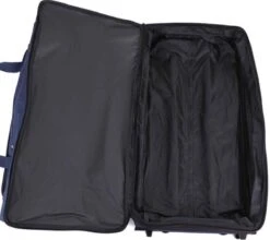 Travelite Basics Wheeled Duffle 70cm Expandable Navy/Orange -Voyago Winkel 1200x1071 1