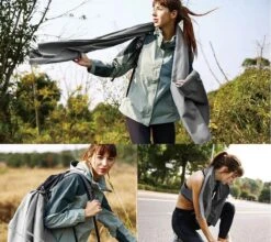 TravelGuru Microvezel Reishanddoek Set Van 2x Large (85 * 150cm) - Sneldrogende, Lichtgewicht Handdoek Ideaal Voor Sporten, Reizen, Outdoor & Strand - Microfiber Travel Towel XL - Grijs -Voyago Winkel 1200x1071 15