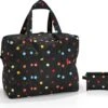 Reisenthel Mini Maxi Touringbag Reistas - Opvouwbaar - 40L - Dots Zwart -Voyago Winkel 1200x1074 4