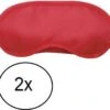 Merkloos Slaapmasker Rood 2 Stuks 1 Merkloos Slaapmasker Rood 2 Stuks -Voyago Winkel 1200x1075 8