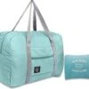 Merkloos Duffelbag - Reistas - Sporttas - Opvouwbare Reistas - Weekendtas - Strandtas - Lichtblauw -Voyago Winkel 1200x1078 7