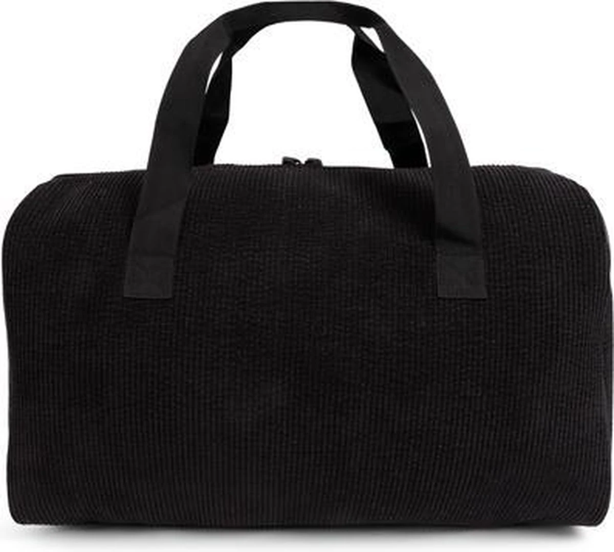 Norländer Vintage Rib Weekendtas Zwart 4 Norländer Vintage Rib Weekendtas Zwart - Afbeelding 2