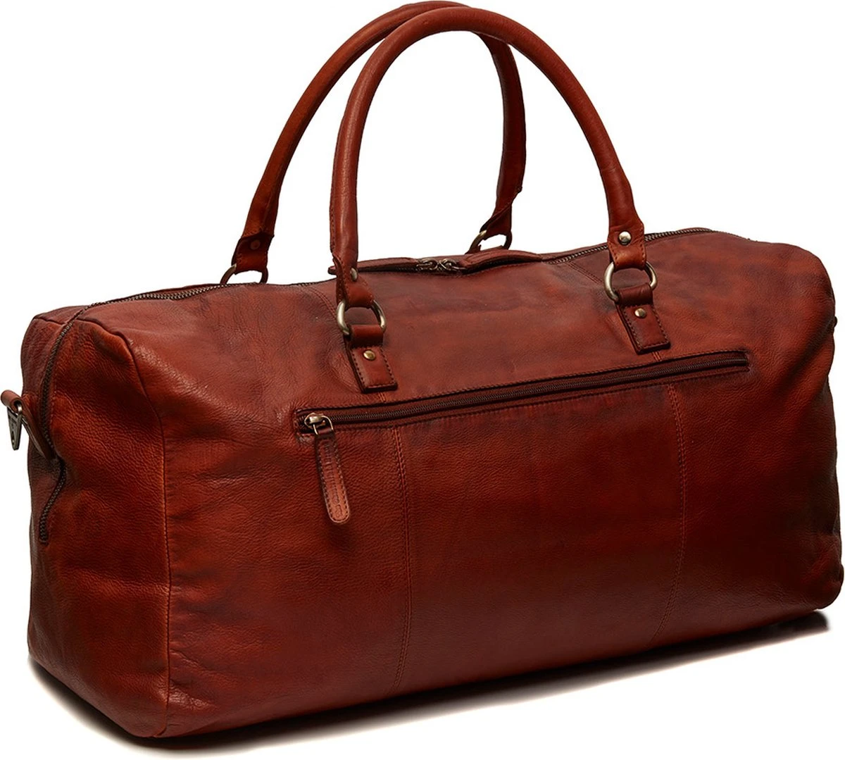 The Chesterfield Brand Leren Weekendtas Cognac Sydney Black Label 4 The Chesterfield Brand Leren Weekendtas Cognac Sydney Black Label - Afbeelding 2