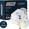 Luvego Vacuümzakken Voor Kleding En Dekbedden - 13 Vacuüm Opbergzakken Inclusief Handpomp