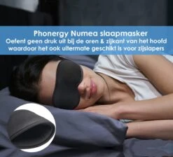 Phonergy Numea - Slaapmasker- Oogmasker- 3D Ergonomisch- Eco Traagschuim- Biologisch - 100% Verduisterend- Handgemaakt - Zwart 32 Phonergy Numea - Slaapmasker- Oogmasker- 3D Ergonomisch- Eco Traagschuim- Biologisch - 100% Verduisterend- Handgemaakt - Zwart -Voyago Winkel 1200x1086 7