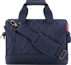 Reisenthel Allrounder M Reistas Sporttas - 18L - Rhombus Midnight Gold Blauw -Voyago Winkel 1200x1087 10