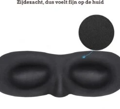 Merkloos Premium Zijden - 3D Deluxe - Slaapmasker - Oogmasker - Roze -Voyago Winkel 1200x1090 10