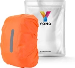 YONO Regenhoes Backpack Waterdicht - Reflecterende Rugzak Hoes Vliegtuig - Flightbag - 60 Tot 70 Liter - Oranje - XL -Voyago Winkel 1200x1092 13