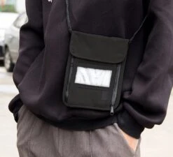 PD ® - Nektasje Zwart - Reisportemonnee - Travel Wallet - Reis Organizer - Reisdocumenten Organizer. -Voyago Winkel 1200x1095 7