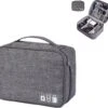 Travelorganizer Electronica Grijs - Reis Organiser Oplader - Opberger Vakantie / Travel - Reisorganizer