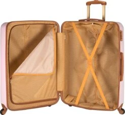 Princess Traveller Trendy Dots - Reiskoffer- Roze - L - 76cm -Voyago Winkel 1200x1098 1