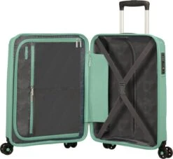 American Tourister Reiskoffer - Sunside Spinner 55/20 (Handbagage) Mineral Green -Voyago Winkel 1200x1102