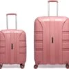 ©TROLLEYZ - Paris No.5 - Kofferset 2 Delig - 55+78cm Met TSA Slot - Dubbele Wielen - 360° Spinners - 100% Polypropyleen - Reiskoffers In Rose Blush -Voyago Winkel 1200x1102 3