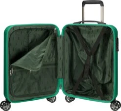 Princess Traveller I'm Green Atlantic - Handbagage Koffer - Groen - S - 55cm -Voyago Winkel 1200x1103 1