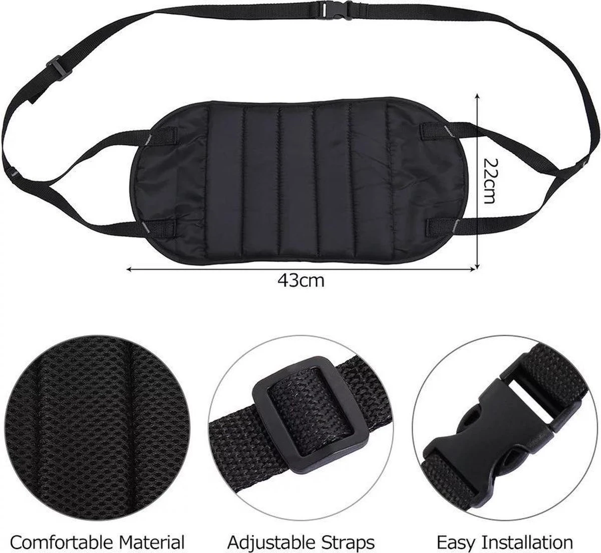 LOUZIR Voetensteun Voor Op Reis | Vliegtuig Voetensteun | Verstelbaar | Reis Voetenkussen | Draagbare Vliegtuigbedje | Voetsteun | Voetkussen | Reisaccessoire | Ontspanning | Comfortabel | Voeten Hangmat Voor Reizen 5 LOUZIR Voetensteun Voor Op Reis | Vliegtuig Voetensteun | Verstelbaar | Reis Voetenkussen | Draagbare Vliegtuigbedje | Voetsteun | Voetkussen | Reisaccessoire | Ontspanning | Comfortabel | Voeten Hangmat Voor Reizen - Afbeelding 3