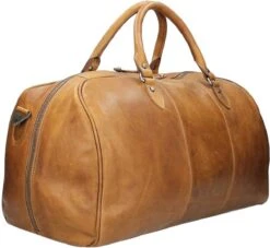 Chesterfield Leren Reistas / Weekendtas William - 40 Liter - Cognac -Voyago Winkel 1200x1104 7