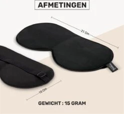 HappyPeanut Zijden Slaapmasker - 100% Moerbei Zijde - Vrouwen - Mannen - Oogmasker Slaap - Nachtmasker - Cadeautip - Slaap Masker - Nachtrust - Slaapmaskers -Voyago Winkel 1200x1105 17